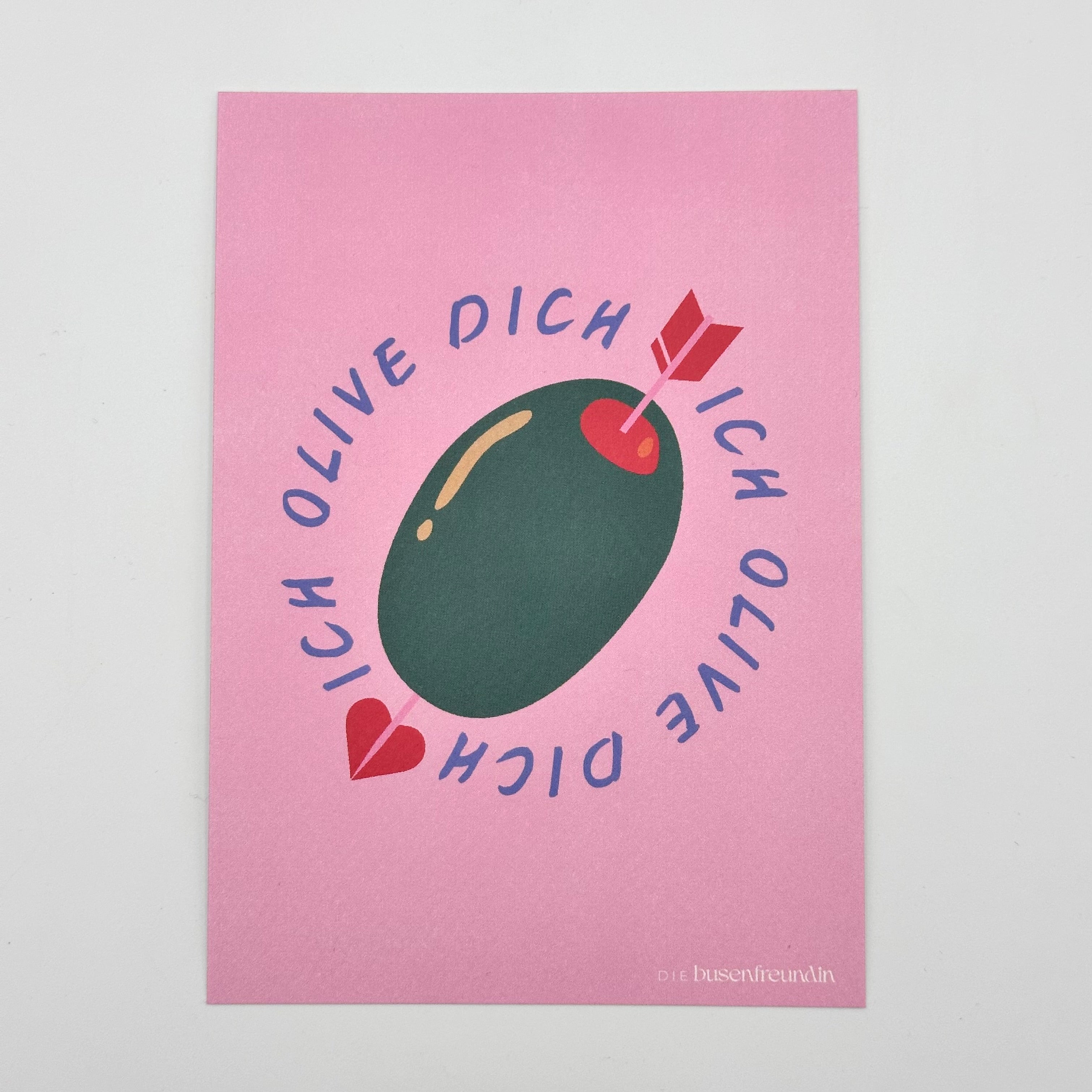 Karte - Ich Olive Dich