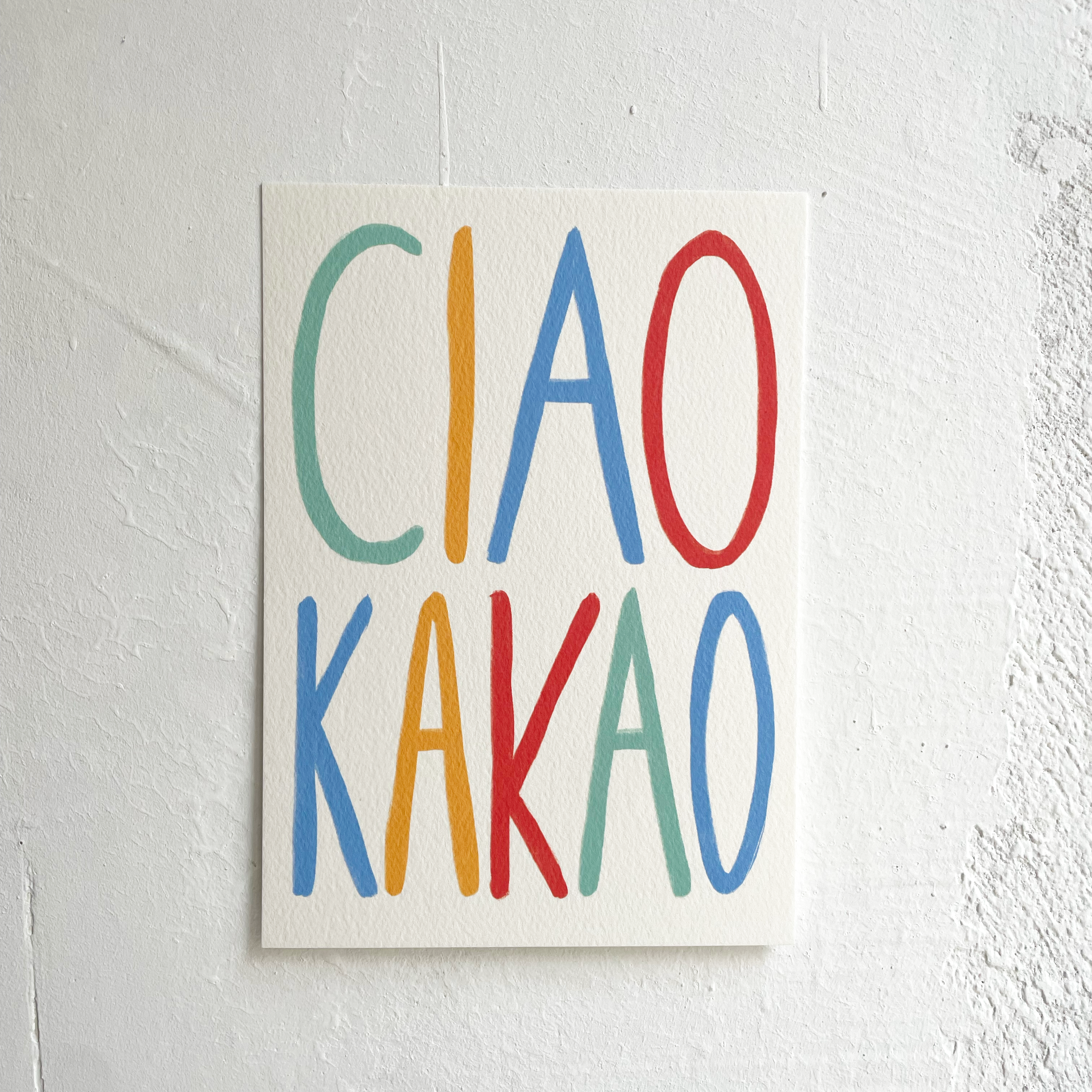Karte - Ciao Kakao