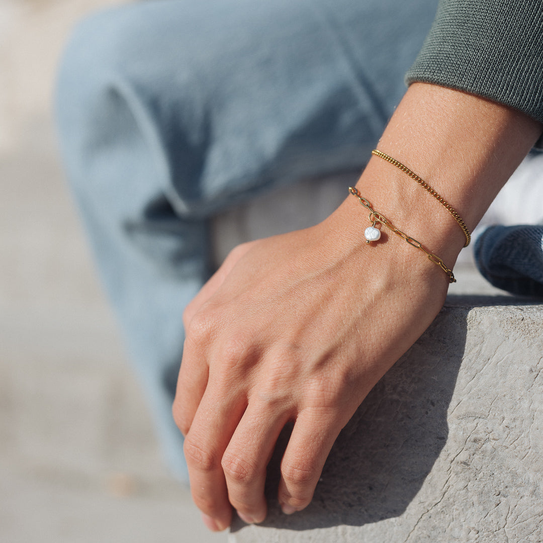ARMBAND 18k vergoldet