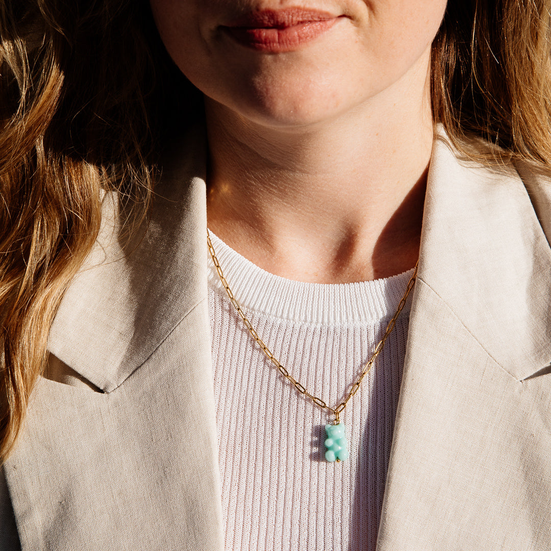 HALSKETTE BärliBoob 18k vergoldet