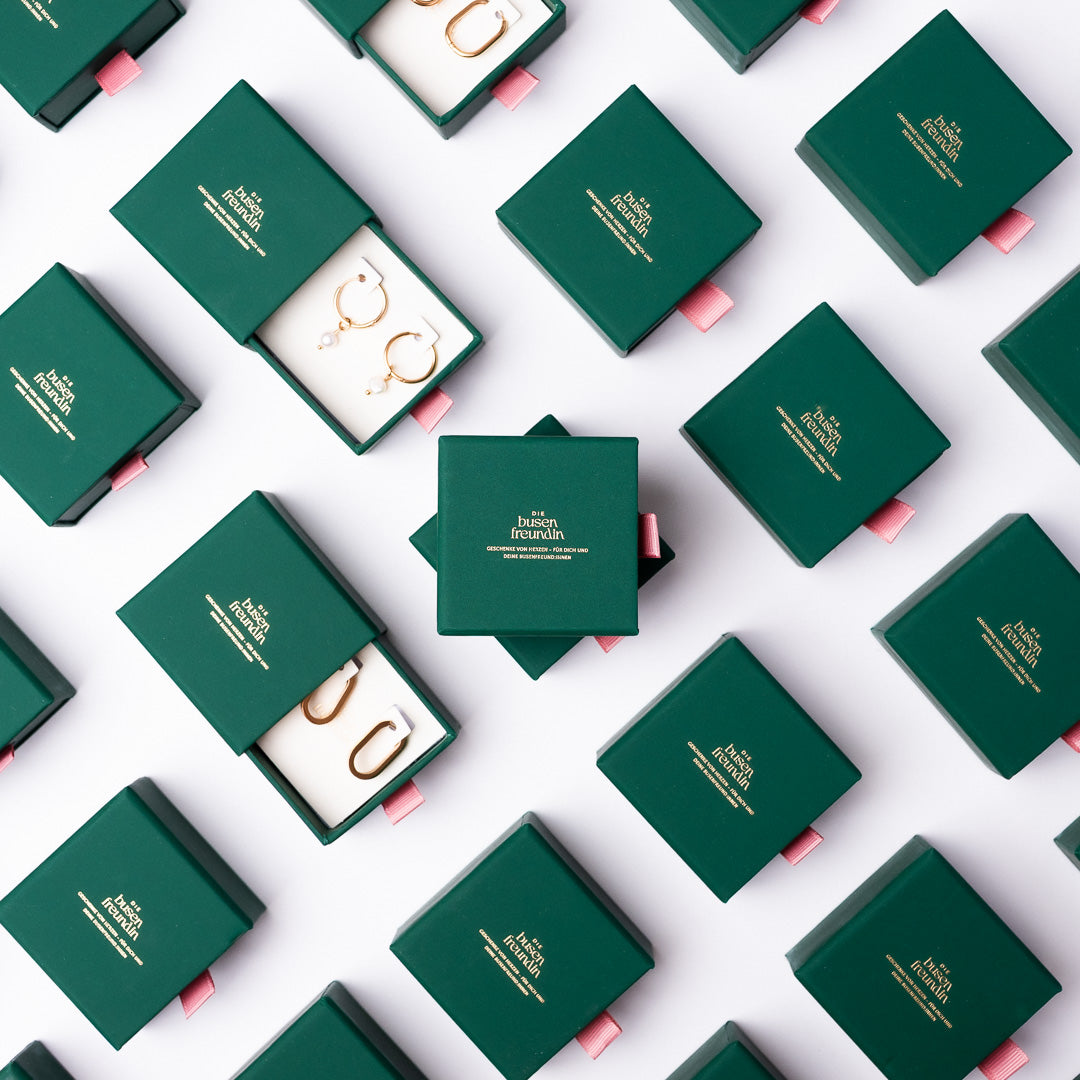 OHRRINGE rund mit Busenfreundin Logo