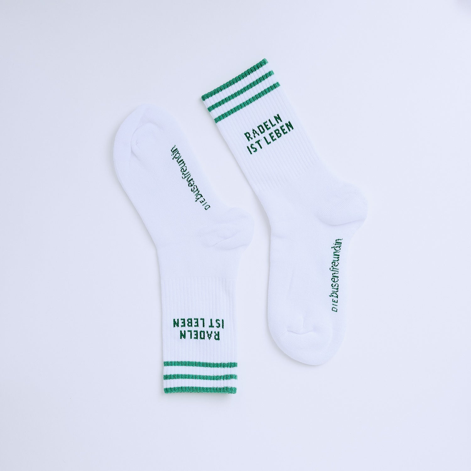 Socken "radeln ist leben"