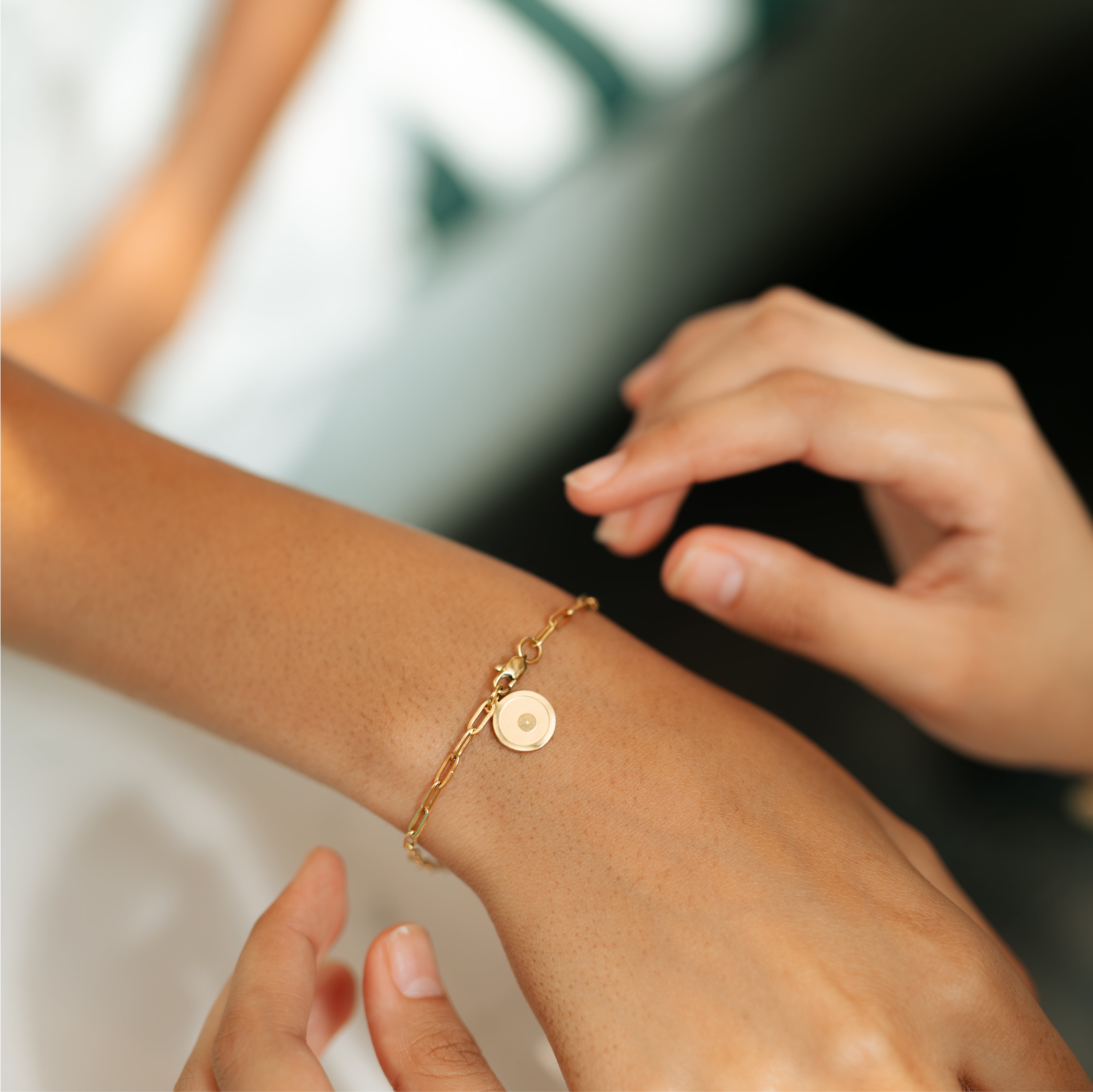ARMBAND 18k vergoldet