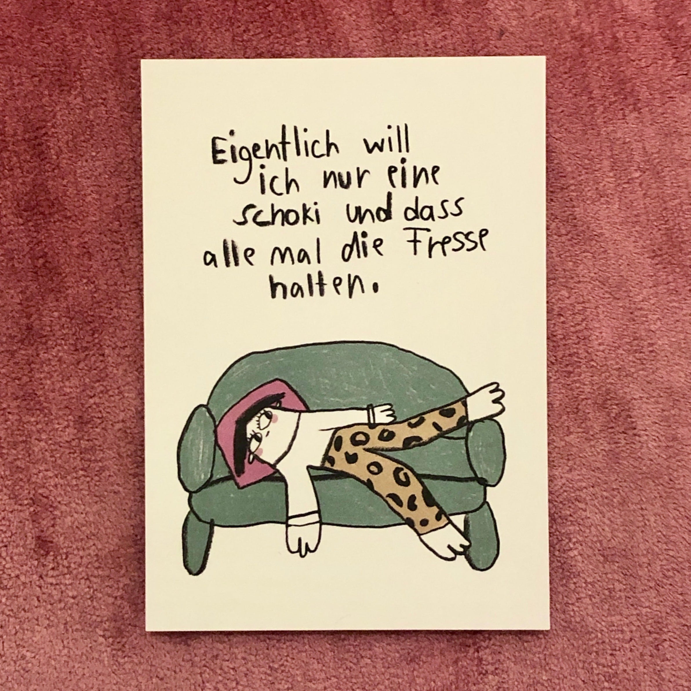 Karte - Eigentlich will ich nur eine Schoki
