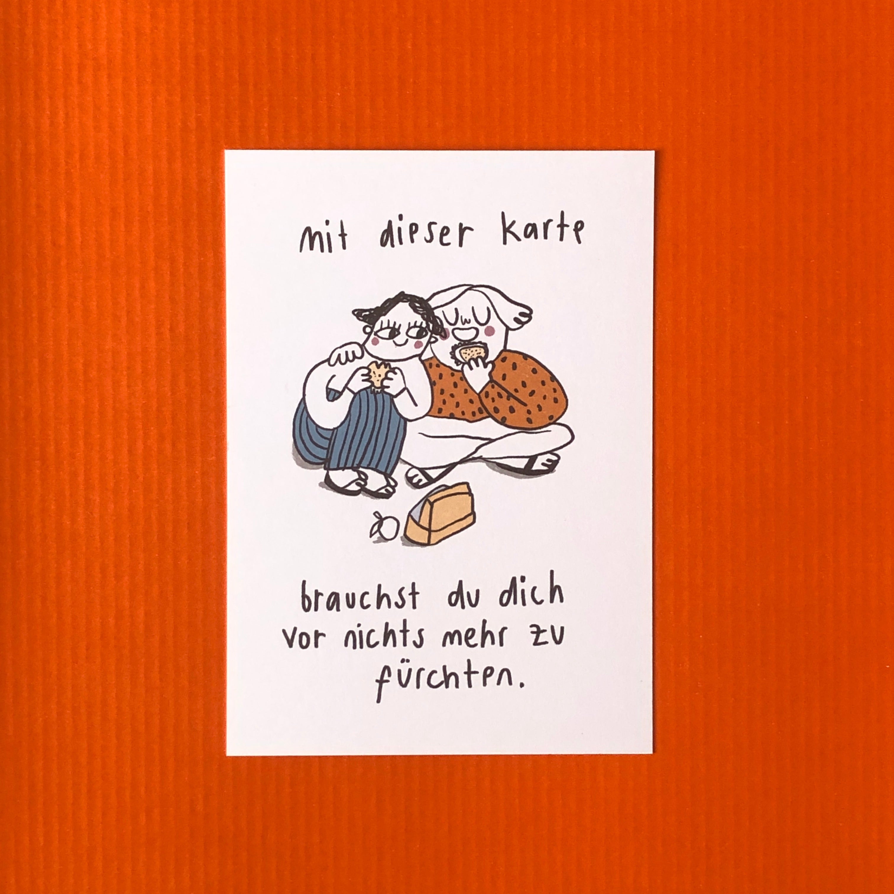 Karte - Mit dieser Karte brauchst du dich nicht mehr fürchten