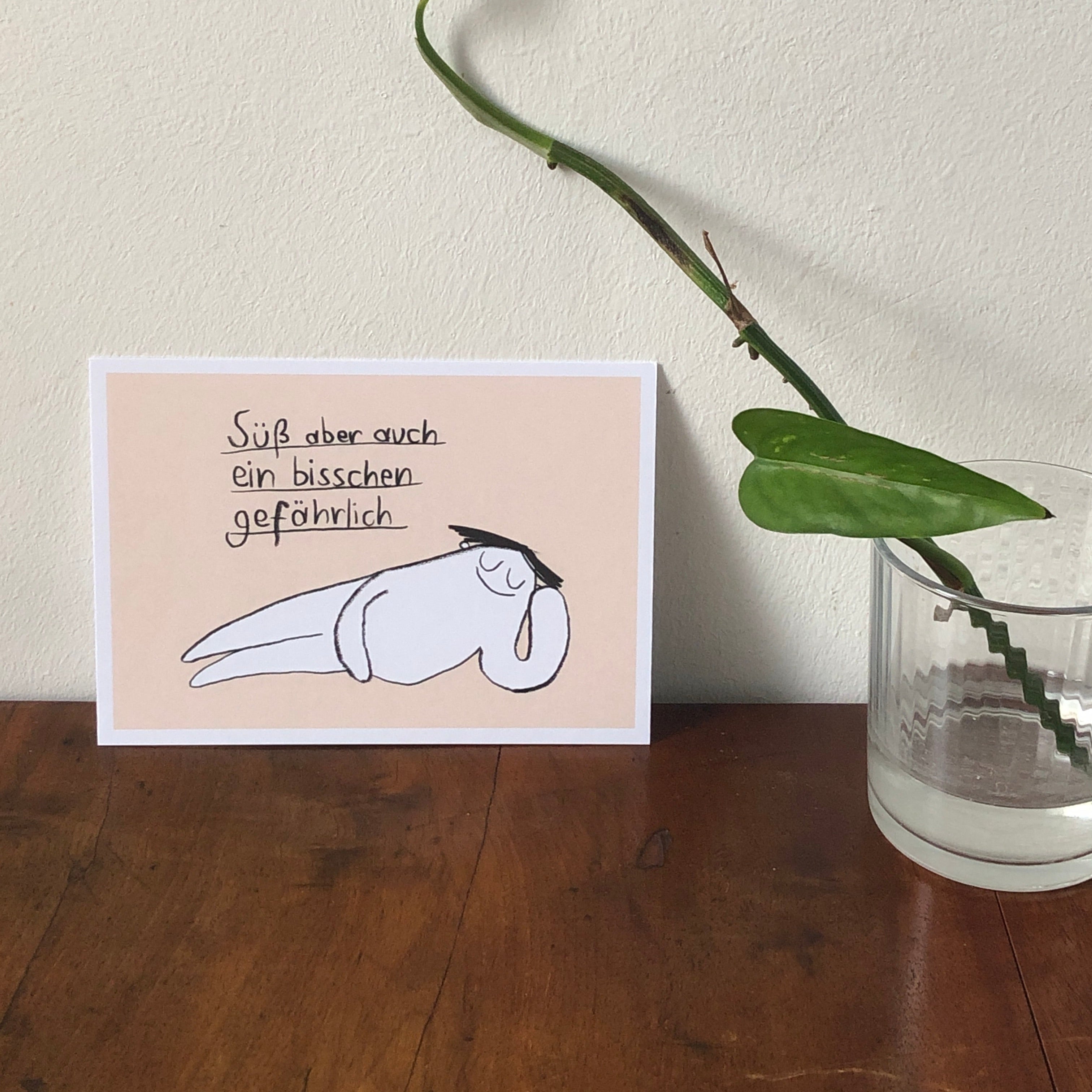 Karte - Süß aber auch ein bisschen gefährlich