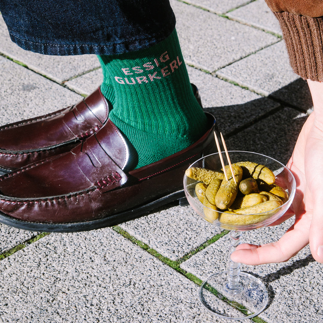 Socken Essiggurkerl