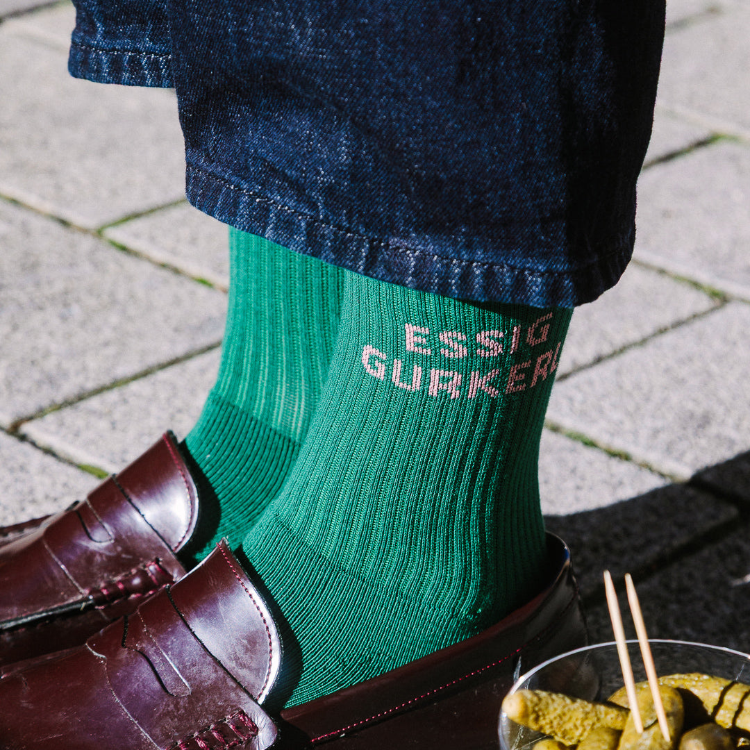 Socken Essiggurkerl