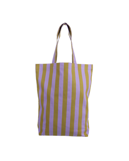 TASCHE gestreift Lila