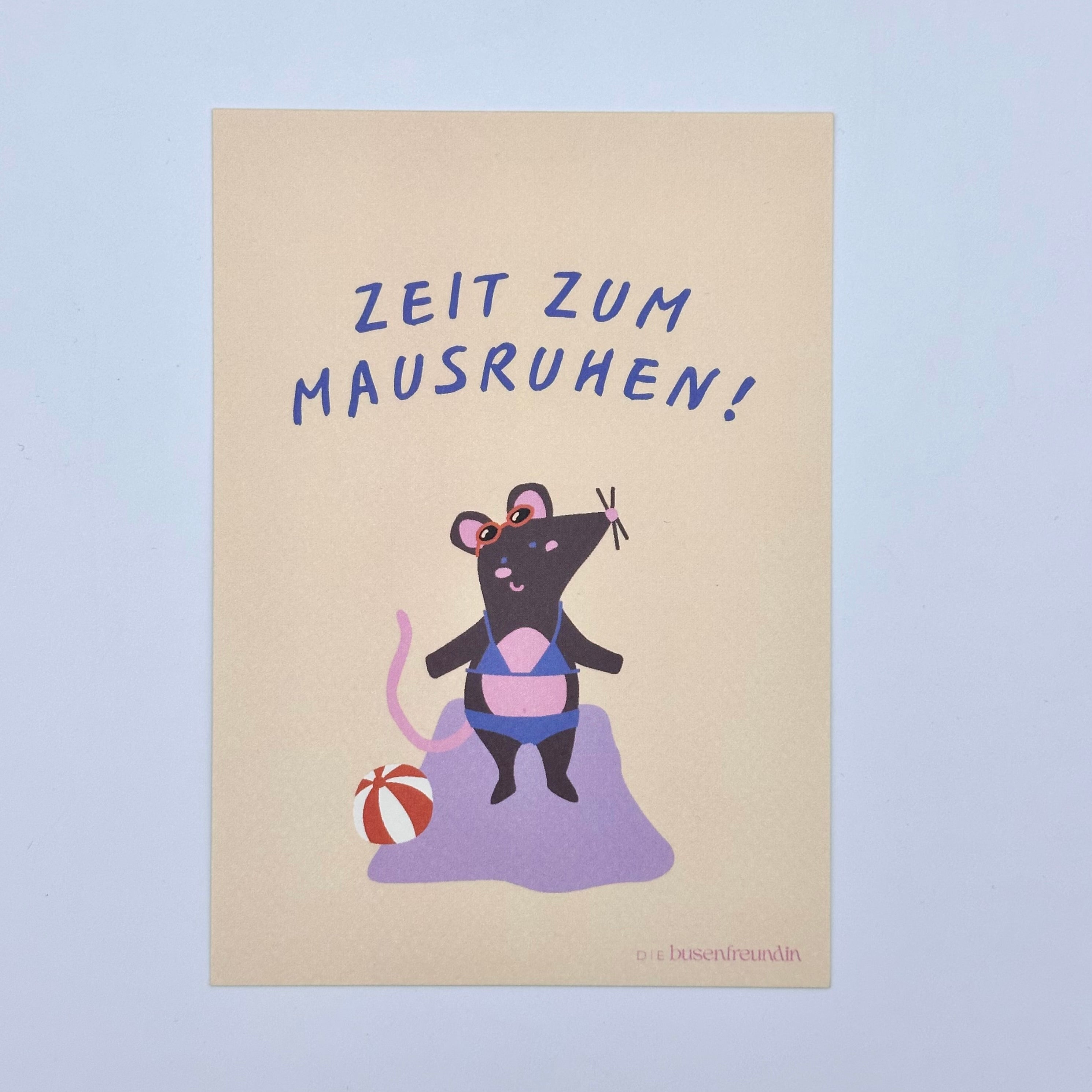 Karte - Zeit zum Mausruhen!