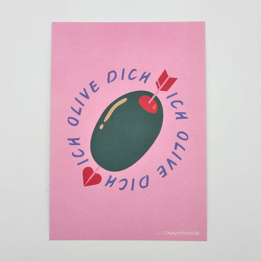Karte - Ich Olive Dich