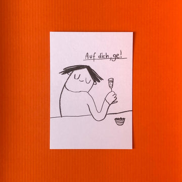 Karte - Auf dich, ge!