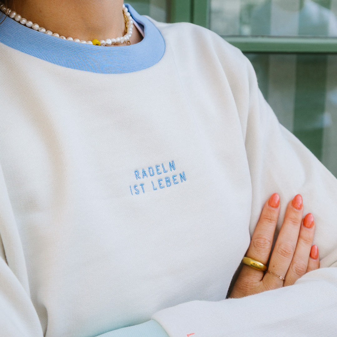 Sweatshirt "RADELN IST LEBEN"