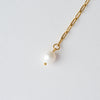 HALSKETTE Celine "die grobe Perle" 18k vergoldet
