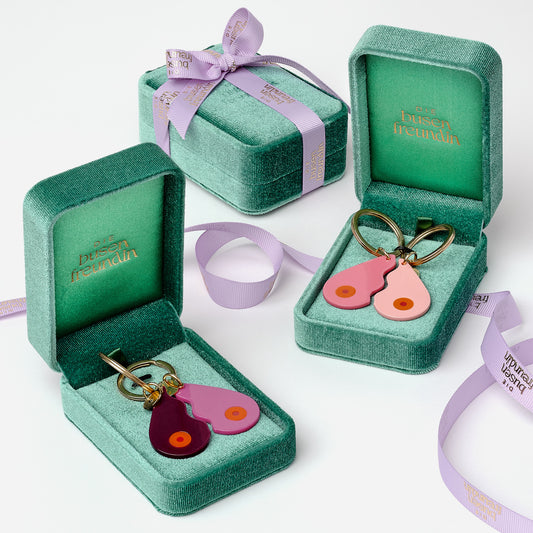 Schlüsselanhänger - Set Busenfreundin