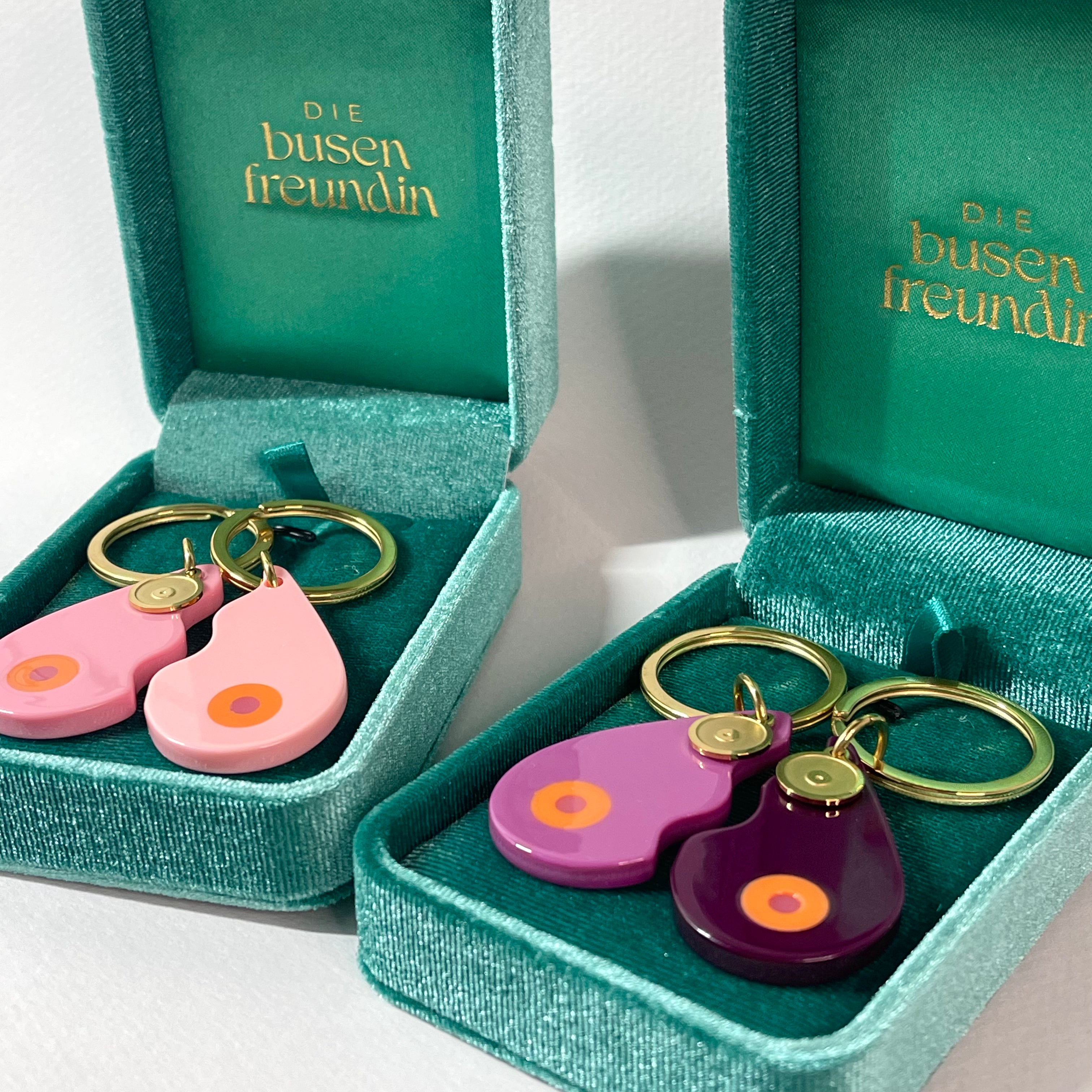 Schlüsselanhänger - Set Busenfreundin