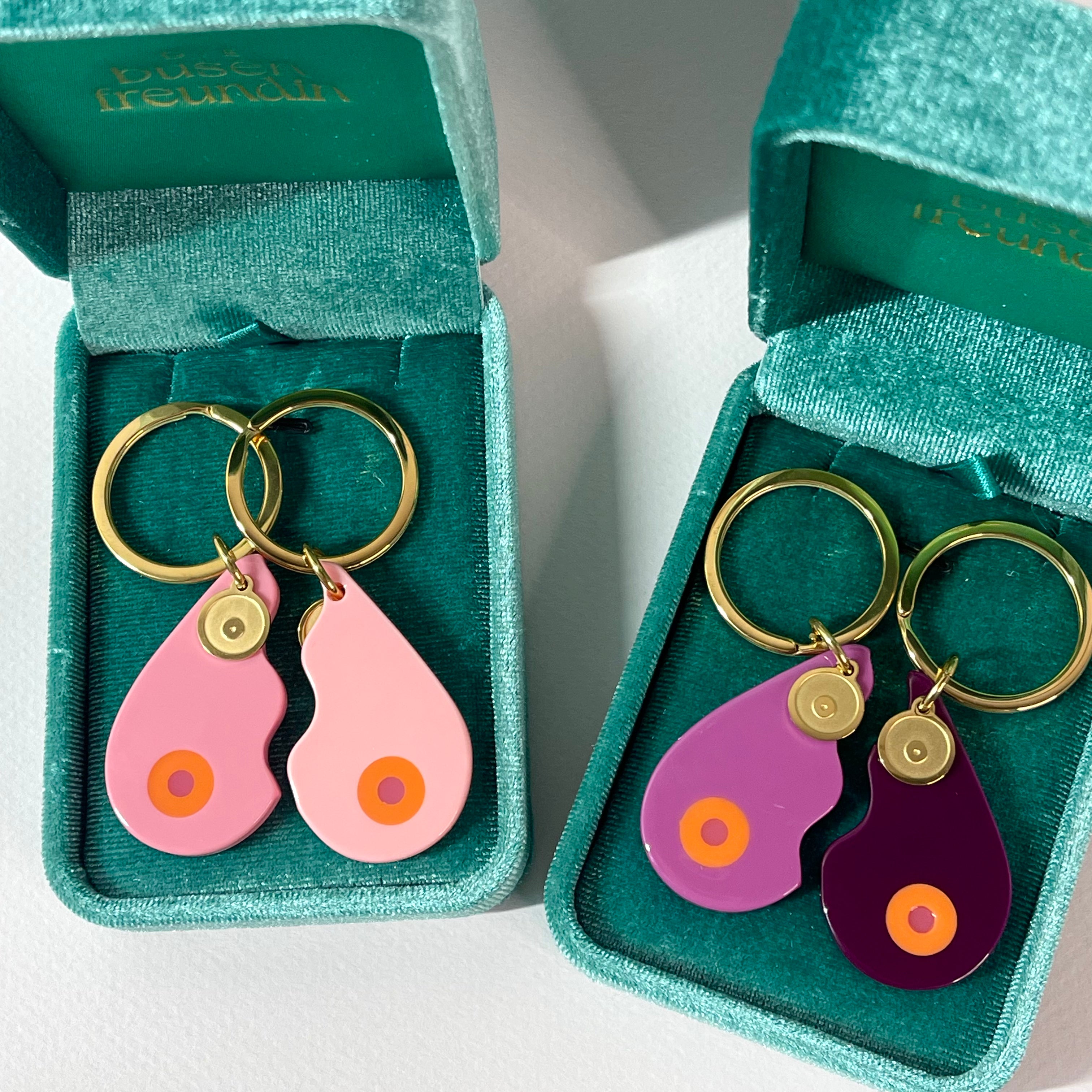 Schlüsselanhänger - Set Busenfreundin