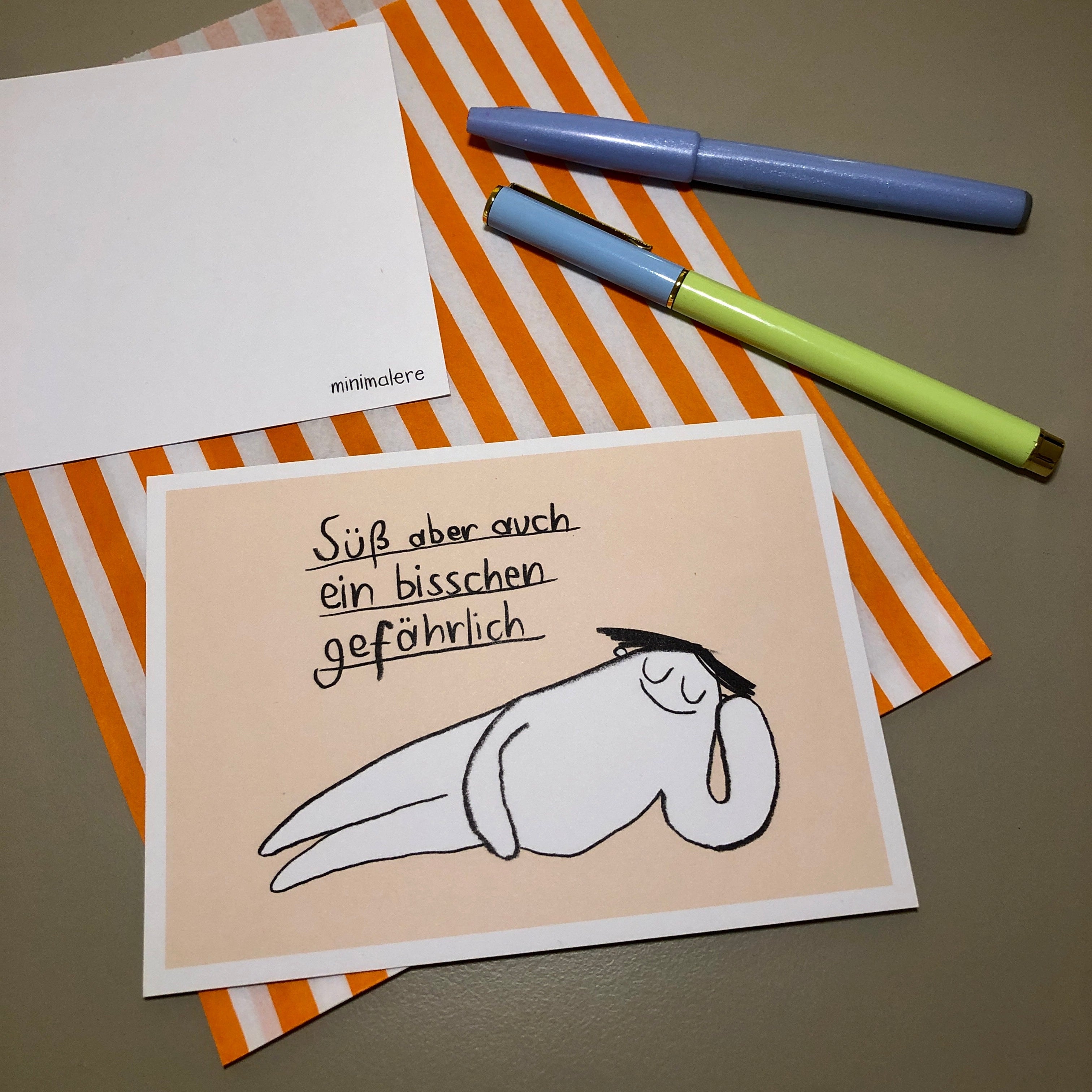 Karte - Süß aber auch ein bisschen gefährlich