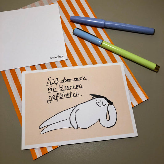 Karte - Süß aber auch ein bisschen gefährlich