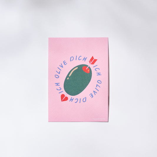 Karte - Ich Olive Dich