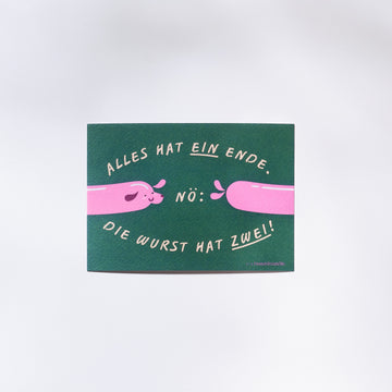 Karte - Alles hat ein Ende