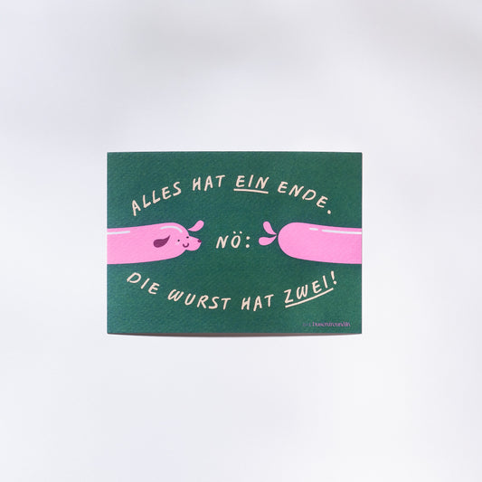 Karte - Alles hat ein Ende