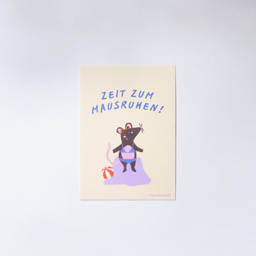 Karte - Zeit zum Mausruhen!