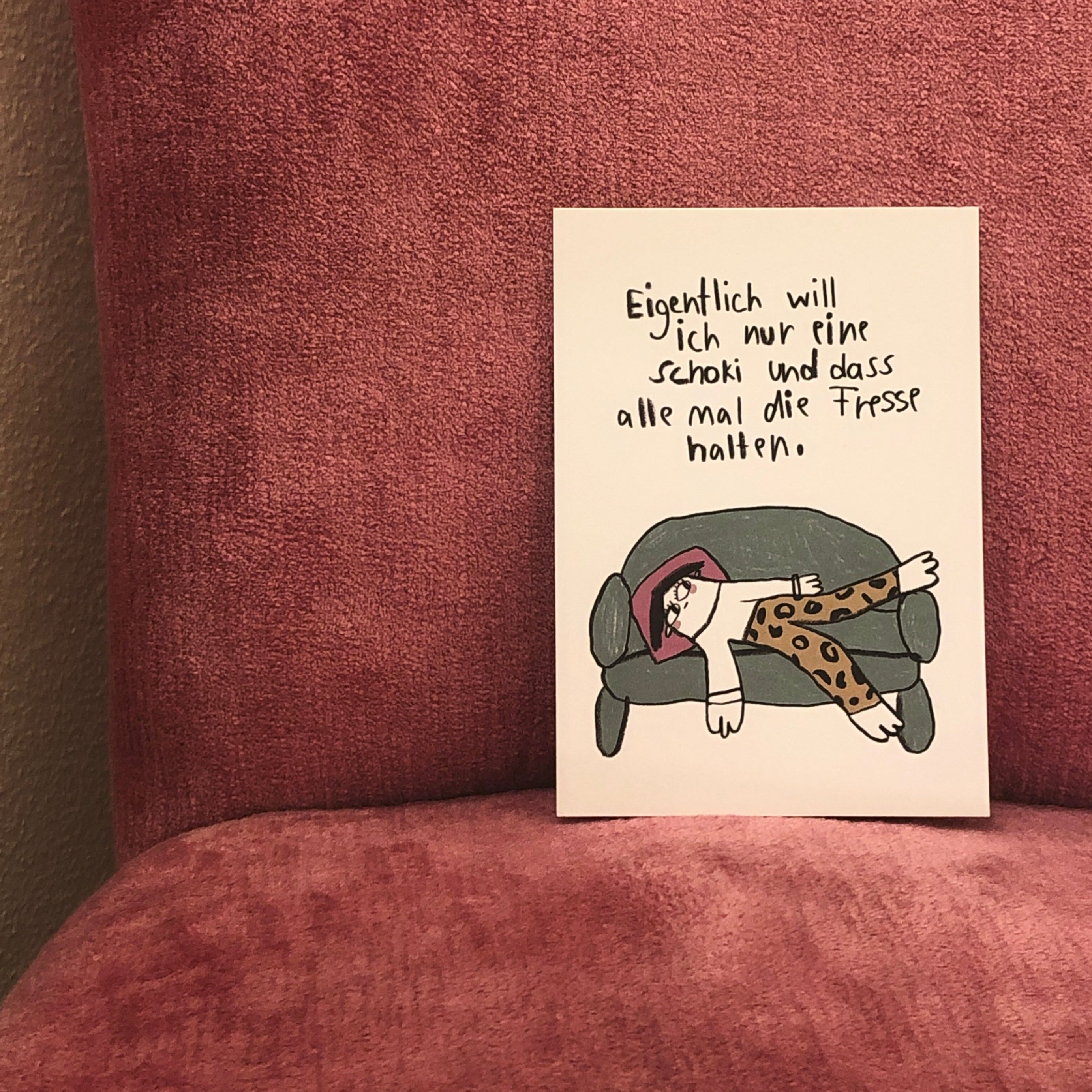 Karte - Eigentlich will ich nur eine Schoki