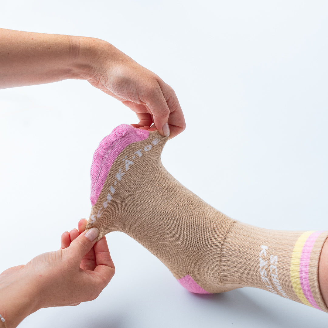 Socken Schinken-Käse-Toast