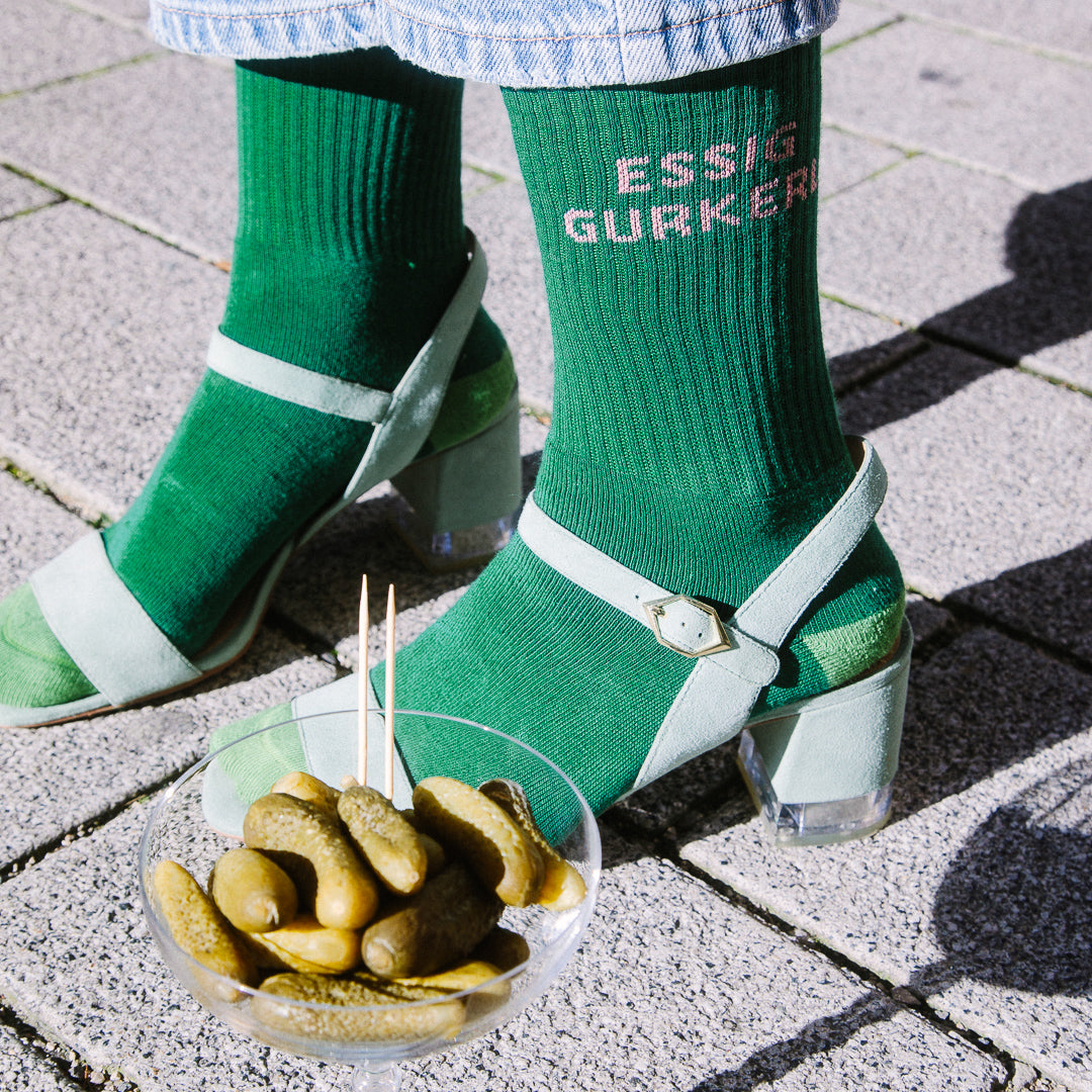 Socken Essiggurkerl