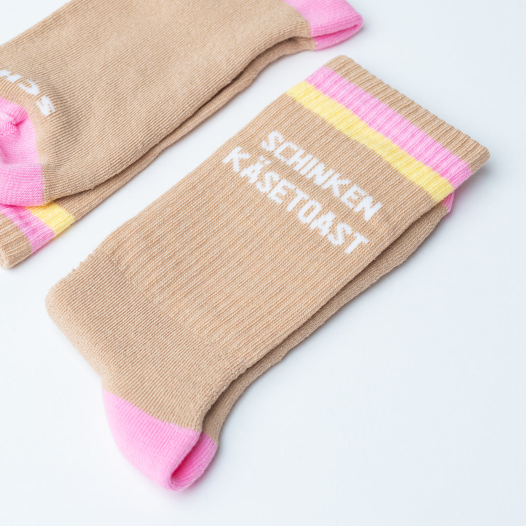 Socken Schinken-Käse-Toast