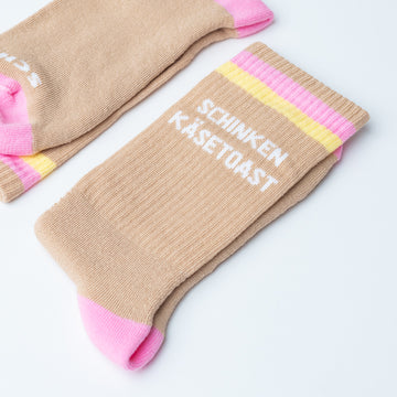 Socken Schinken-Käse-Toast
