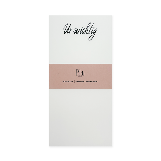 Notizblock - Ur wichtig