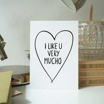 Karte - I like u very mucho
